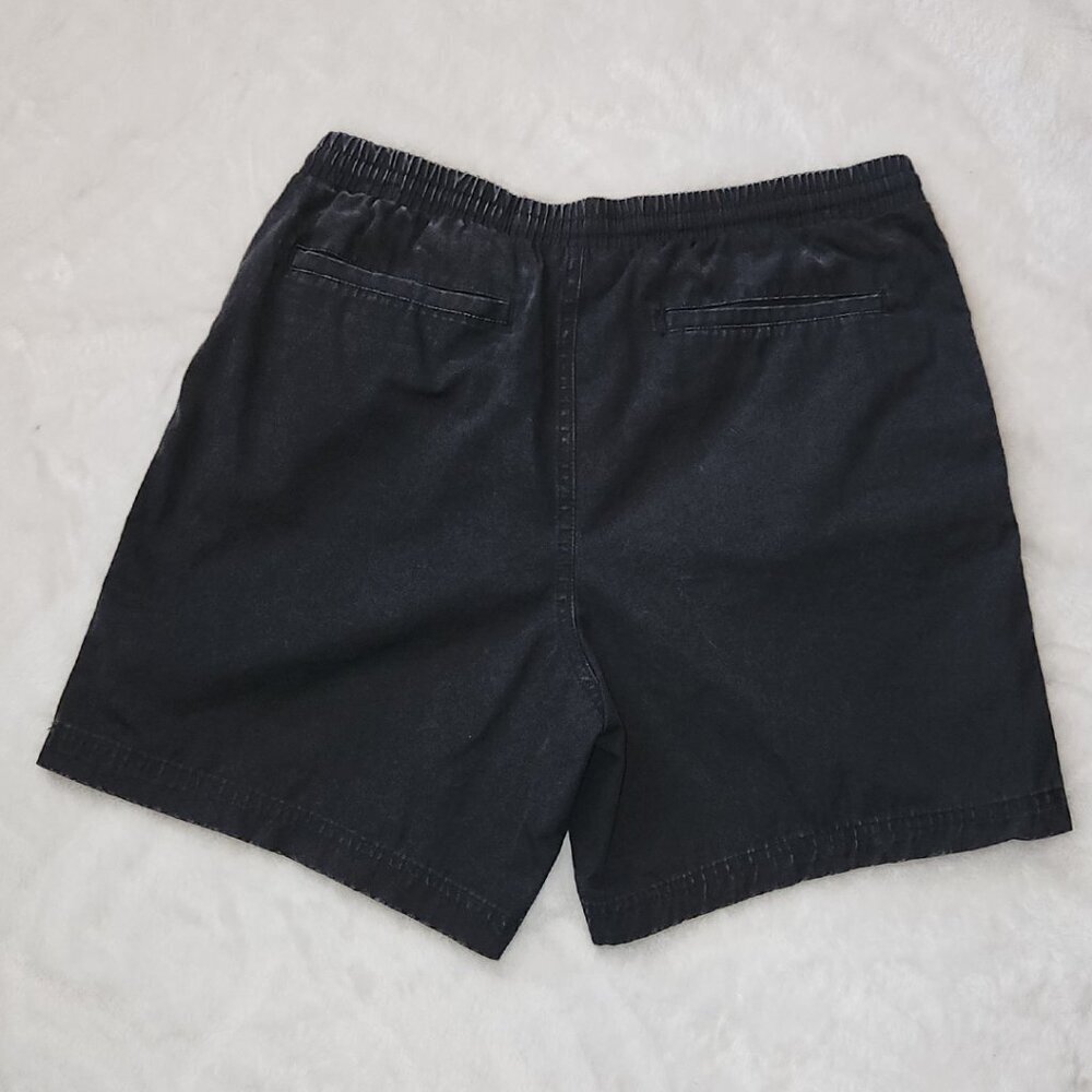🩳 Men’s Distressed Black Shorts – Size Small 28–30, 100% Cotton, NWT - Picture 6 of 8